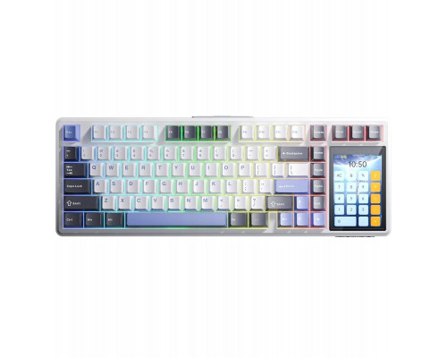 Aula AULA klawiatura gasket L99 Dark Gray+White+Blue Raindrop Switch RGB