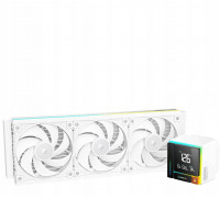 SilentiumPC Sudokoo Energlo 360 AiO Chłodzenie wodne, LCD-Display, ARGB - 360mm, White (R-ENR360-WHDSMC-GAS-1)