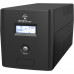 UPS Alantec Power awaryjny UPS 1000VA/600W, 220V/50Hz, obudowa Tower, LCD, 4×CEE 7/3, USB, akumulatory VRLA 2×7Ah, kabel USB A-B 1.2 m, kabel zasilający CEE 7/7 1.4 m (AP-BK1000-02)