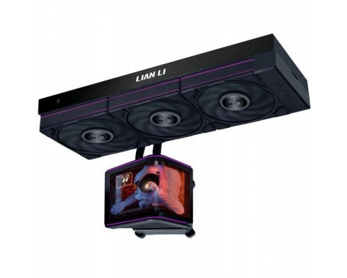 Lian Li HydroShift II OLED Curved UNI FAN P28 chłodzenie wodne AiO, 360 mm, OLED-Display - Black (G89.GHS2OLDC36PB.00)