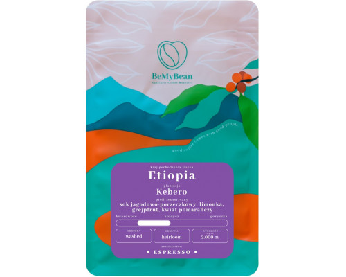 BeMyBean - kawa ziarnista Etiopia Kebero Washed Espresso 250 g (2101032436)