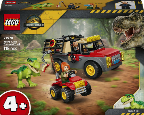 LEGO Jurassic World Ciężarówka do transportu młodego tyranozaura (77978)