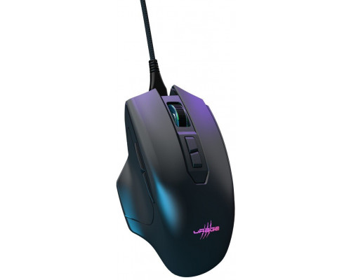 uRAGE Myszka gamingowa Reaper 410 przewodowa 12000 dpi optyczna czarna (217840)