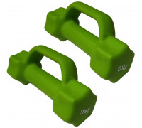 Spartan Hantelki Neoprenowe Sześciokątne 2x2 kg Dumbbells Fitness Aerobik Ruch (Spa_1694)