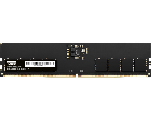 Klevv U-DIMM moduł pamięci 32 GB 1 x 32 GB DDR5 5600 MT/s 288-pin DIMM (KD5BGUA80-56G4600)