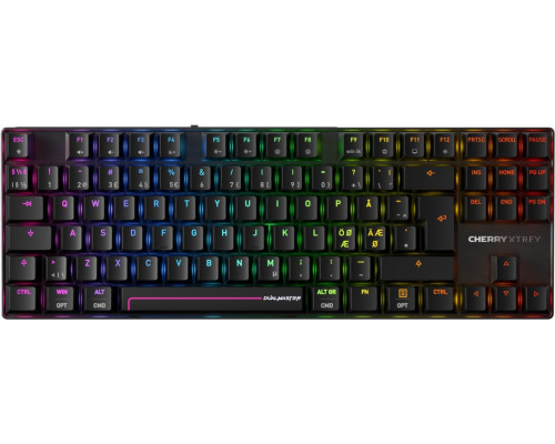 Cherry MX 8.2 Pro TMR Wireless klawiatura Gaming USB + RF Wireless + Bluetooth QWERTY Skandynawia Black (G8E-3885HACAPN-2)
