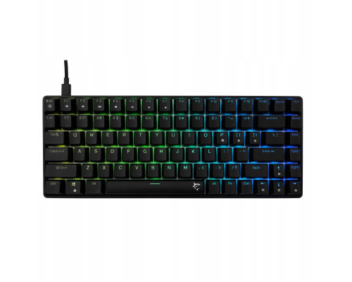 Mars Gaming White Shark Mechanical gaming keyboard HAMACHI RGB, US, blue Switch, black (HAMACHI-B-US)
