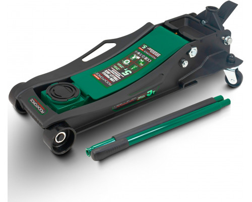 Rockforce Lift hydraulic 5t low profile (h min 96mm, h max 595mm) z pedałem (RF-T815011L)