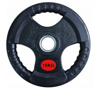 Kubisport Plate ciężar load olympic gumowe z uchwytami 10kg 10mm (Kub_05-CWRUB10)
