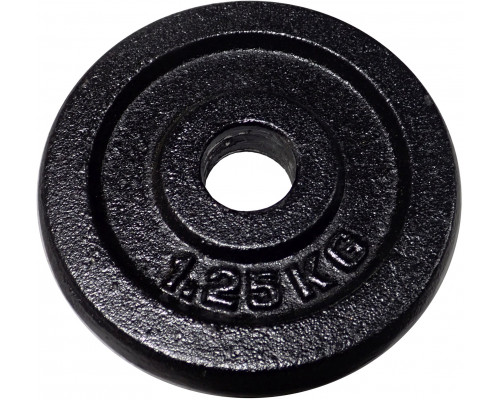 Kubisport Ciężar load cast iron plate do gryfu hantli 1,25kg - 25mm (Kub_05-CW1/25K-25)