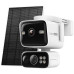 TP-Link Tapo C675D KIT venkovní/outdoor otočná kamera,solární panel (2x 8MP, 4K 2160p, IR 15m, WIFI, micro SD card)