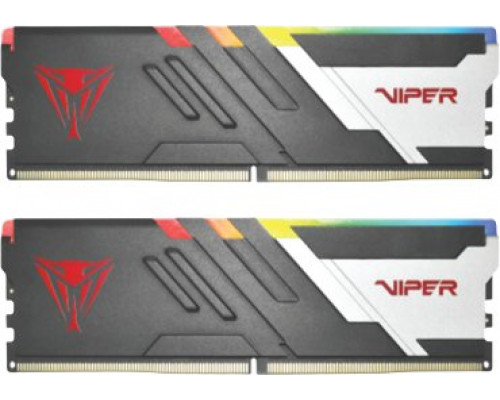 Patriot Memory Viper Venom RGB moduł pamięci 64 GB 2 x 32 GB DDR5 6000 MT/s 288-pin DIMM Korekcja ECC (PVVR564G600C36K)