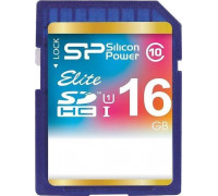 SD  Silicon Power Elite SDHC 16 GB Class 10 UHS-I/U1  (SP016GBSDHAU1V10)