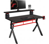 Gaming galds Huzaro Hero 5.0 Red 120 cmx60 cm