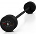 Marbo Sport Barbell prosta Steel Rubber Barbell 25kg Black