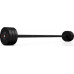 Marbo Sport Barbell prosta Steel Rubber Barbell 25kg Black