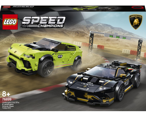 LEGO Speed Champions Lamborghini Urus ST-X i Lamborghini Huracán Super Trofeo EVO (76899)