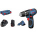 towar w Sosnowcu - Wkrętarki Bosch GSB 12V-15 Professional, 12V  2.0Ah, Li-ion 4.0Ah (06019B690G) - Morelenet_6909249