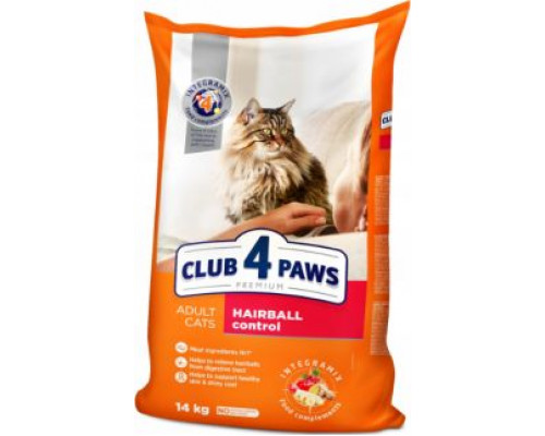 Kormotech Club 4 Paws Hairball Control Usuwanie Kul Włosowych 14 kg