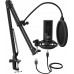 Fifine Zestaw mikrofonowy pop, filtr, statyw T669 USB