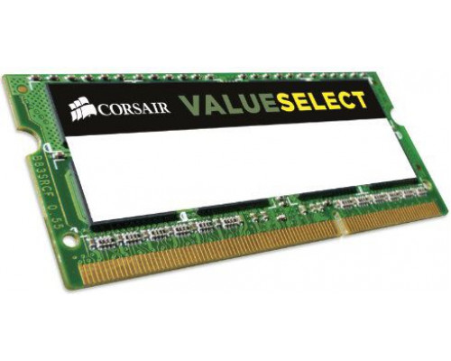 Corsair Value Select, SODIMM, DDR3L, 8 GB, 1333 MHz, CL9 (CMSO8GX3M1C1333C9)