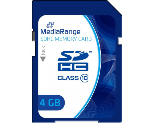 SD  MediaRange MR961 SDHC 4 GB Class 10  (MR961)