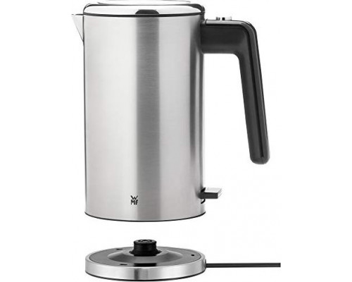 WMF WMF Lono z podwójnymi ściankami (2400 watów, 1,3 l, bezpieczny dotyk, wewnętrzny wskaźnik poziomu wody, filtr wody wapiennej) cromargan matowy / srebrny