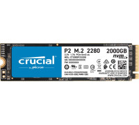 SSD 2TB SSD Crucial P2 2TB M.2 2280 PCI-E x4 Gen3 NVMe (CT2000P2SSD8)
