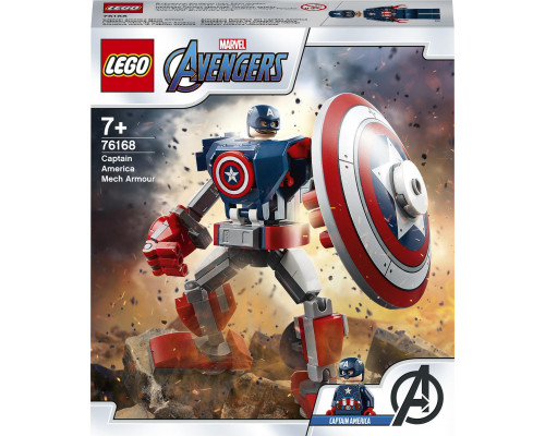 LEGO Marvel Opancerzony mech Kapitana Ameryki (76168)