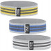 One Fitness Hip Band HB001 Set dažādu pretestības līmeņu komplekts daudzkrāsains 3 gab.