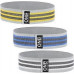 One Fitness Hip Band HB001 Set dažādu pretestības līmeņu komplekts daudzkrāsains 3 gab.