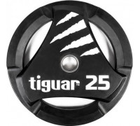 Tiguar Plate olympic tiguar PU 25 kg TI-WTPU02500, Size: N/A