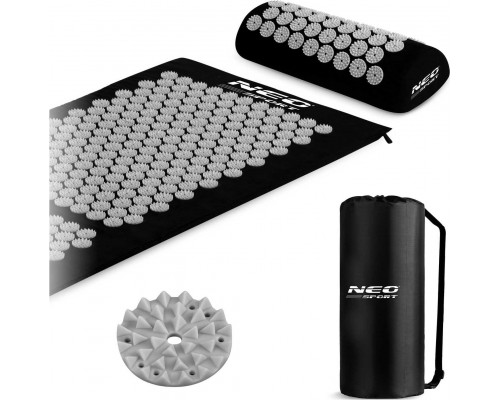 Neo-Sport NeoSport Mata do akupresury z kolcami 190103 czarno-szara