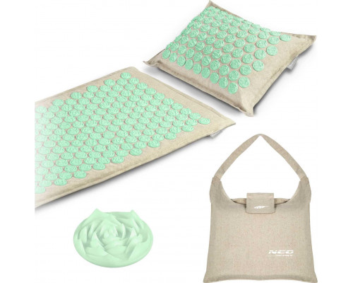 Neo-Sport NeoSport Mata do akupresury z kolcami 190201 szaro-miętowa