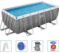Bestway Swimming pool rack Power Steel 412x201cm 5w1 (56722)