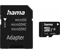 SD  Hama MSDHC32GB MicroSDHC 32 GB Class 10 UHS-I  (001241390000)