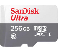 SD  SanDisk Ultra MicroSDXC 256 GB Class 10 UHS-I  (SDSQUNR-256G-GN6TA)