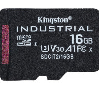 SD  Kingston Industrial MicroSDHC 16 GB Class 10 UHS-I/U3 A1 V30 (SDCIT2/16GBSP)
