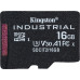 SD  Kingston Industrial MicroSDHC 16 GB Class 10 UHS-I/U3 A1 V30 (SDCIT2/16GBSP)