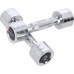 HMS dumbbells CHD02 chrome plated 2 x 2 kg