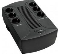 UPS EuroCase 4 gniazd czarny (EA200PLUS-850VA-EVO)