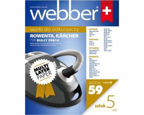 Webber BAGS WEBBER DO ROWENTA ZR814 ROWENTA ZR814