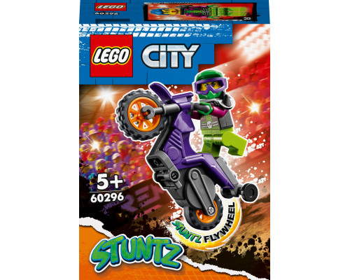 LEGO City Wheelie na motocyklu kaskaderskim (60296)