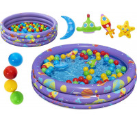 Bestway Swimming pool inflatable with balls Intergalactic 1.02 m x 25 cm