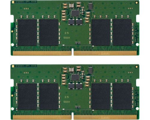 Kingston ValueRAM, SODIMM, DDR5, 64 GB, 4800 MHz, CL40 (KVR48S40BD8K2-64               )