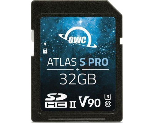 SD  OWC Atlas S Pro SDXC 32 GB Class 10 UHS-II/U3 V90 (OWCSDV90P0032)