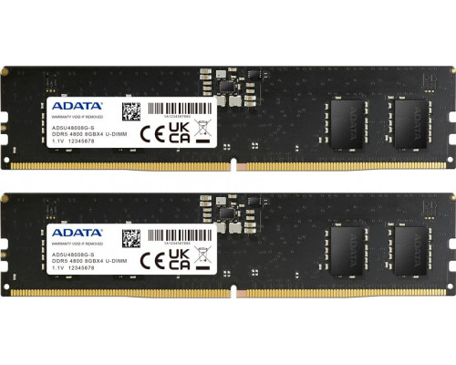 ADATA DDR5, 16 GB, 4800MHz, CL40 (AD5U48008G-DT)