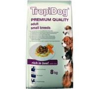 TropiDog Beef with rice TropiDog Premium Adult Small Breeds 8kg - 5900469570876