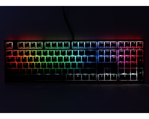 Ducky Ducky ONE 2 Backlit PBT Gaming Tastatur, MX-Black, RGB LED - schwarz