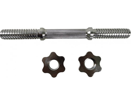 Eb Fit barbell bar prosty krótki 40cm z zacikami średnica 28mm